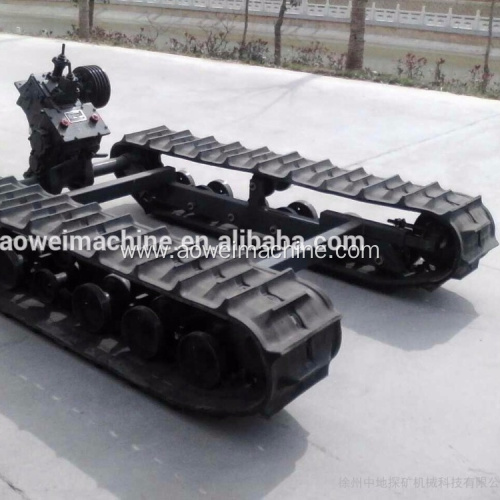 Steel Undercarriage rubber track system,for mini excavator,loader dumper Excavator drill Rigs sandy beach